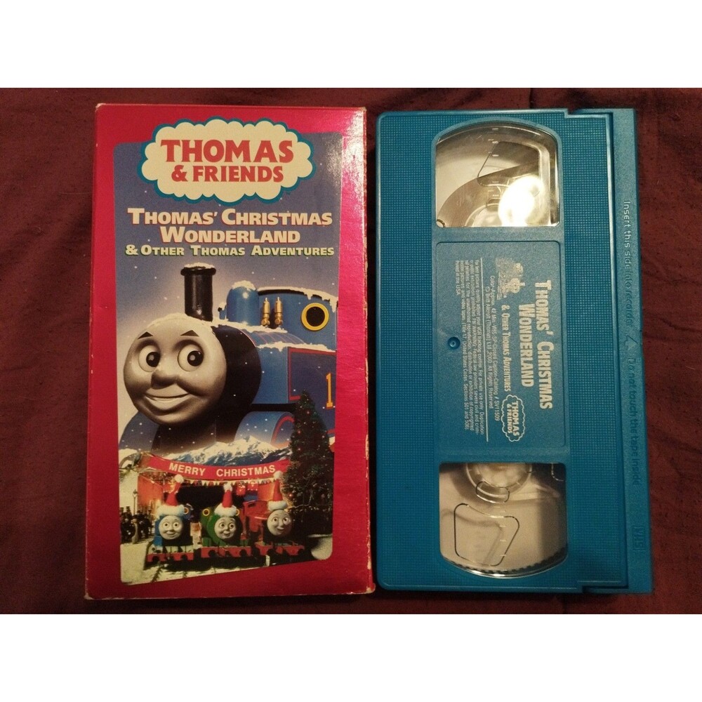 Thomas the Tank Engine Thomas’ Christmas Wonderland VHS - Blue tape